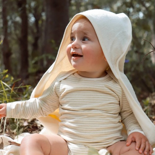 Fibre for Good - Organic Baby Hooded Bath Towel